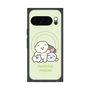 Premium Square Case with Pixelsnap［ Mossari Mosao - Everyone Together - Green ］