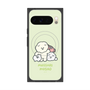 Premium Square Case with Pixelsnap［ Mossari Mosao - Everyone Together - Green ］