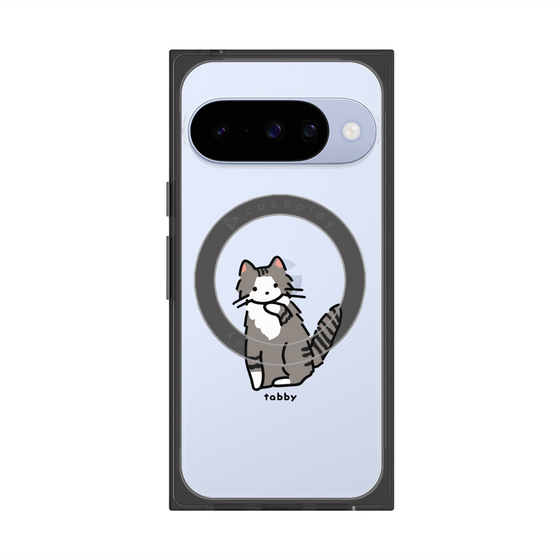 Premium Square Case with Pixelsnap［ Original - CASEPLAY Cat - tabby ］