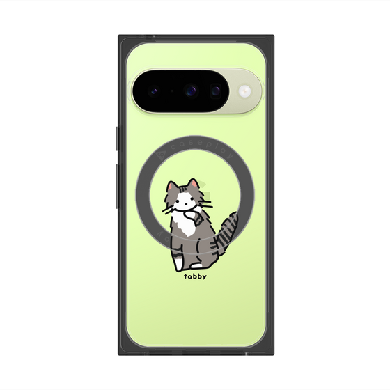 Premium Square Case with Pixelsnap［ Original - CASEPLAY Cat - tabby ］