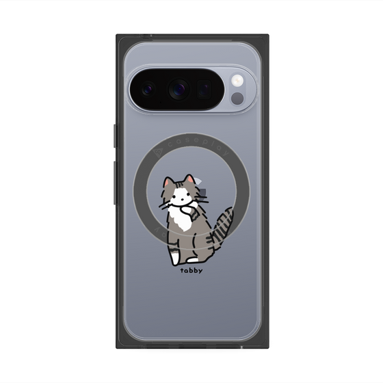Premium Square Case with Pixelsnap［ Original - CASEPLAY Cat - tabby ］