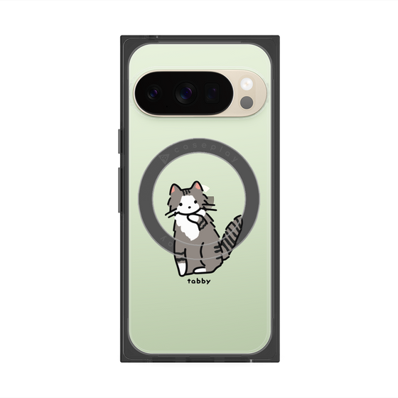 Premium Square Case with Pixelsnap［ Original - CASEPLAY Cat - tabby ］