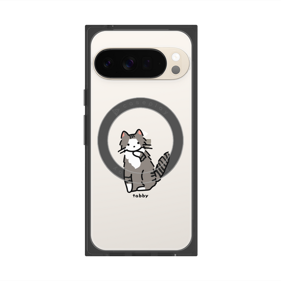 Premium Square Case with Pixelsnap［ Original - CASEPLAY Cat - tabby ］