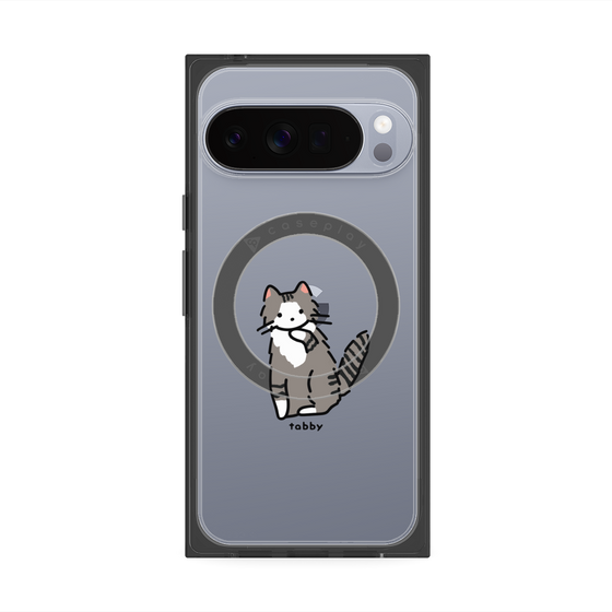 Premium Square Case with Pixelsnap［ Original - CASEPLAY Cat - tabby ］