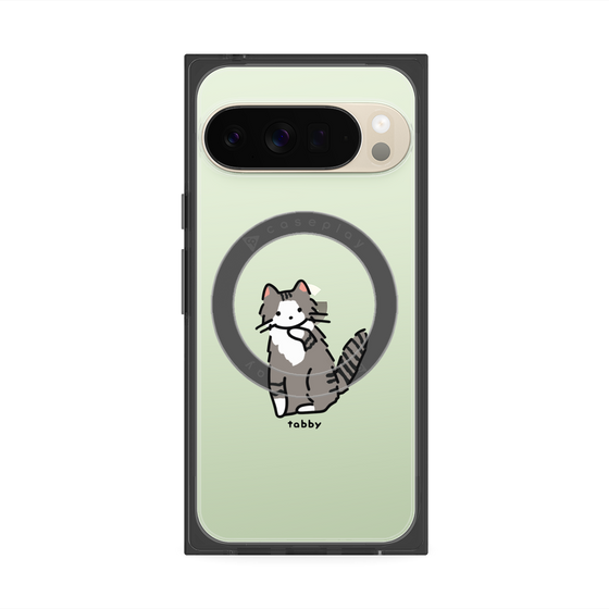 Premium Square Case with Pixelsnap［ Original - CASEPLAY Cat - tabby ］