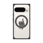 Premium Square Case with Pixelsnap［ Original - CASEPLAY Cat - black ］
