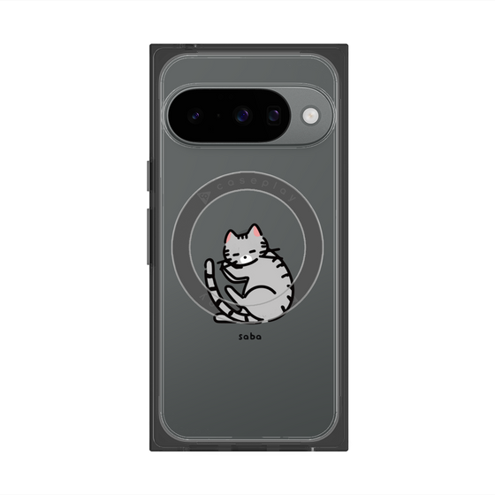 Premium Square Case with Pixelsnap［ Original - CASEPLAY Cat - Saba ］