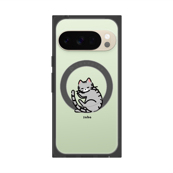 Premium Square Case with Pixelsnap［ Original - CASEPLAY Cat - Saba ］