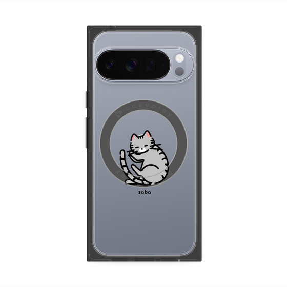 Premium Square Case with Pixelsnap［ Original - CASEPLAY Cat - Saba ］