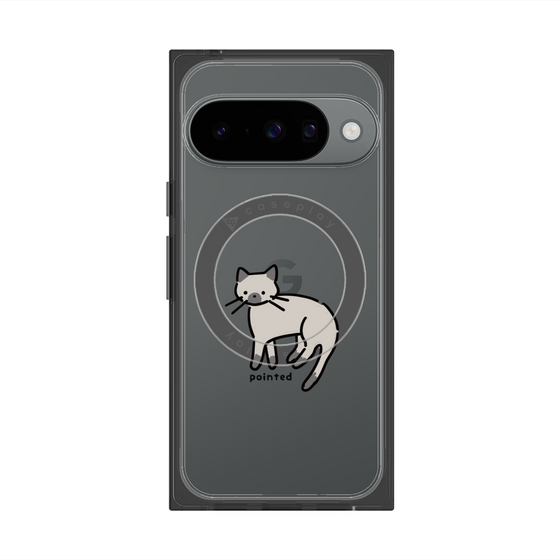 Premium Square Case with Pixelsnap［ Original - CASEPLAY Cat - pointed ］