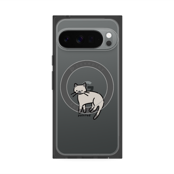 Premium Square Case with Pixelsnap［ Original - CASEPLAY Cat - pointed ］