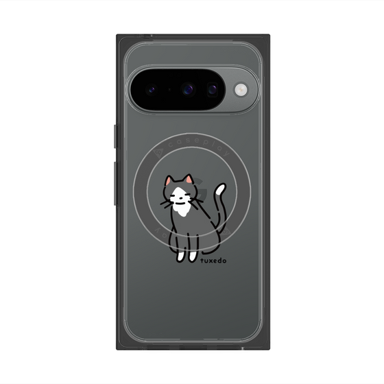 Premium Square Case with Pixelsnap［ Original - CASEPLAY Cat - tuxedo ］