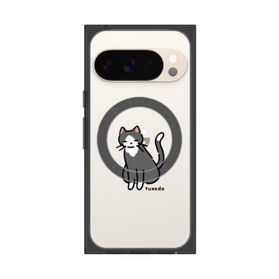 Premium Square Case with Pixelsnap［ Original - CASEPLAY Cat - tuxedo ］