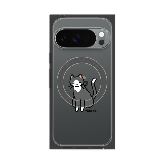 Premium Square Case with Pixelsnap［ Original - CASEPLAY Cat - tuxedo ］