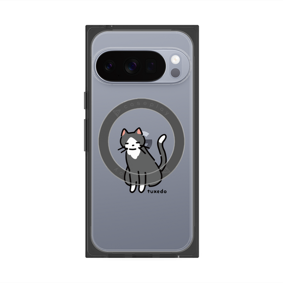 Premium Square Case with Pixelsnap［ Original - CASEPLAY Cat - tuxedo ］