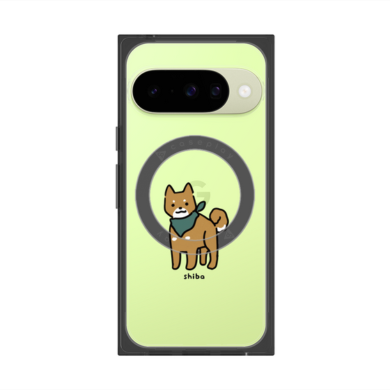 Premium Square Case with Pixelsnap［ Original - CASEPLAY Dog - shiba ］