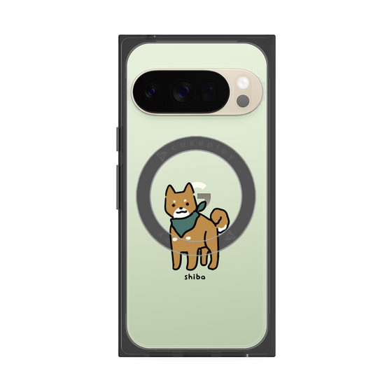 Premium Square Case with Pixelsnap［ Original - CASEPLAY Dog - shiba ］