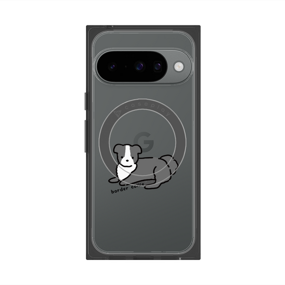 Premium Square Case with Pixelsnap［ Original - CASEPLAY Dog - border collie ］