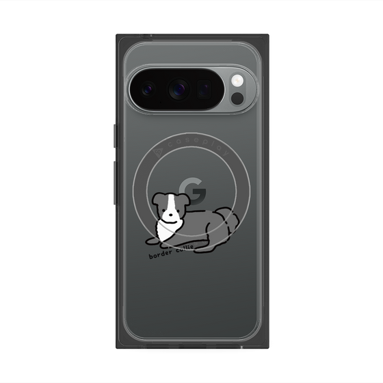 Premium Square Case with Pixelsnap［ Original - CASEPLAY Dog - border collie ］