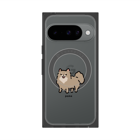 Premium Square Case with Pixelsnap［ Original - CASEPLAY Dog - Pome ］