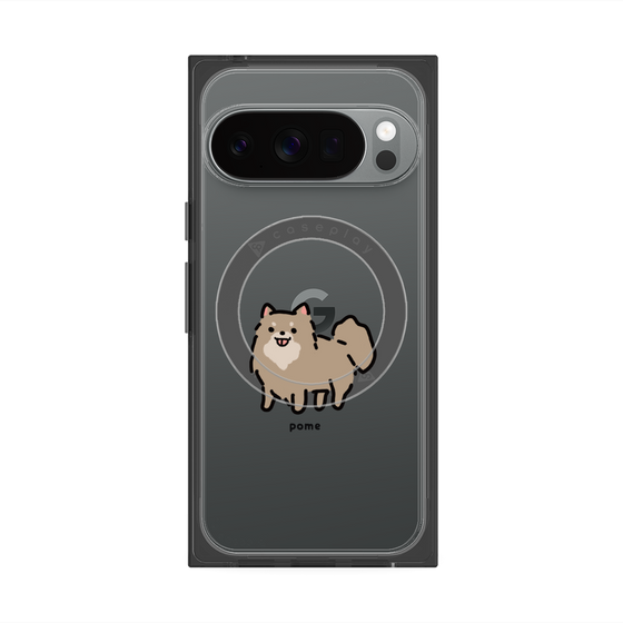 Premium Square Case with Pixelsnap［ Original - CASEPLAY Dog - Pome ］