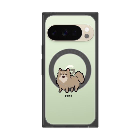 Premium Square Case with Pixelsnap［ Original - CASEPLAY Dog - Pome ］
