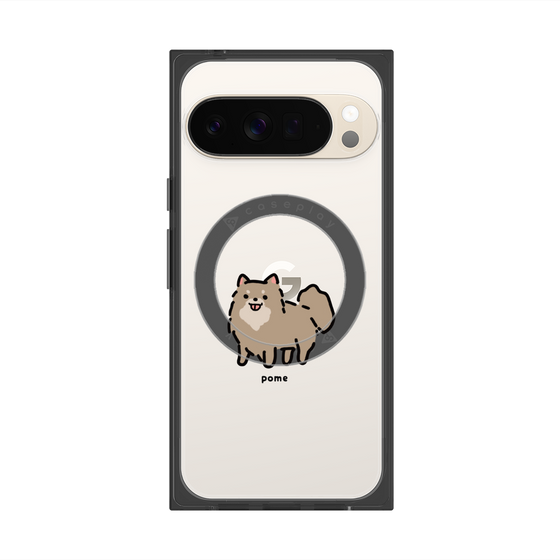 Premium Square Case with Pixelsnap［ Original - CASEPLAY Dog - Pome ］