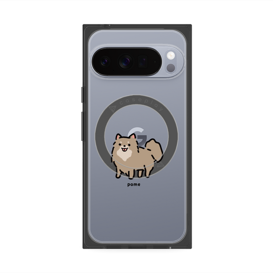 Premium Square Case with Pixelsnap［ Original - CASEPLAY Dog - Pome ］