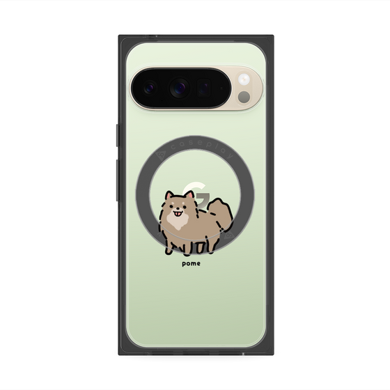 Premium Square Case with Pixelsnap［ Original - CASEPLAY Dog - Pome ］