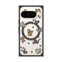 Premium Square Case with Pixelsnap［ Original - CASEPLAY Dog All-over Pattern - color ］
