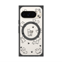 Premium Square Case with Pixelsnap［ Original - CASEPLAY Dog All-over Pattern - black ］