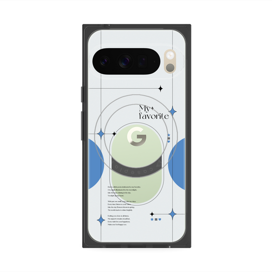 Premium Square Case with Pixelsnap［ Original - Instax Case - Blue ］