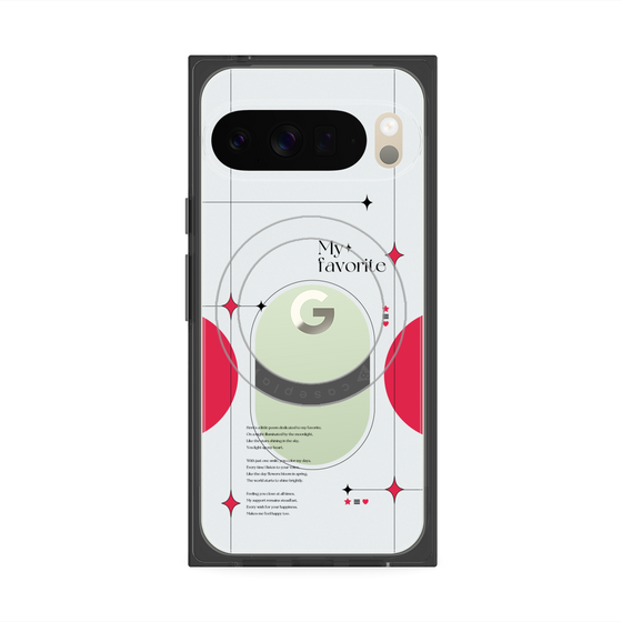 Premium Square Case with Pixelsnap［ Original - Instax Case - Red ］