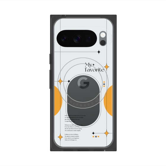 Premium Square Case with Pixelsnap［ Original - Instax Case - Orange ］