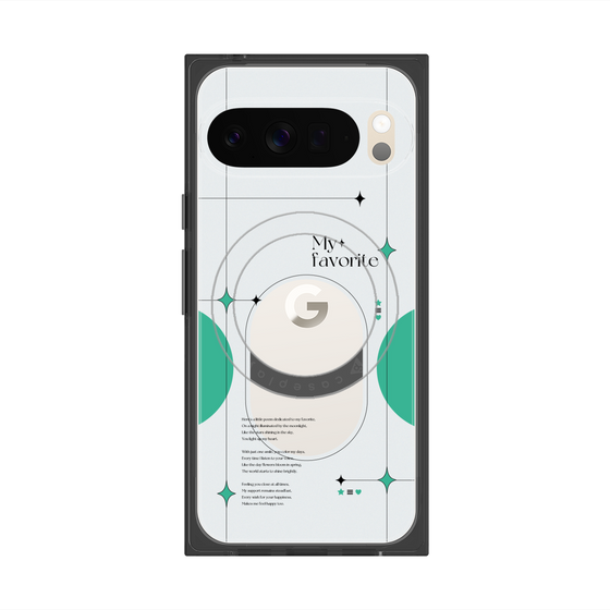 Premium Square Case with Pixelsnap［ Original - Instax Case - Green ］