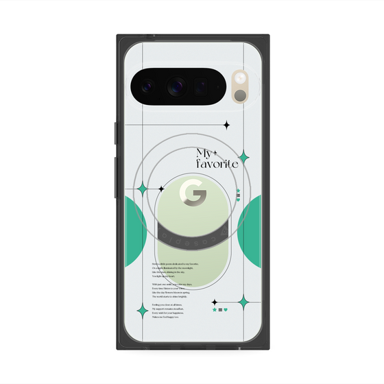 Premium Square Case with Pixelsnap［ Original - Instax Case - Green ］