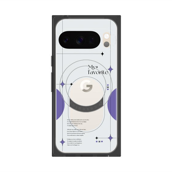 Premium Square Case with Pixelsnap［ Original - Instax Case - Purple ］