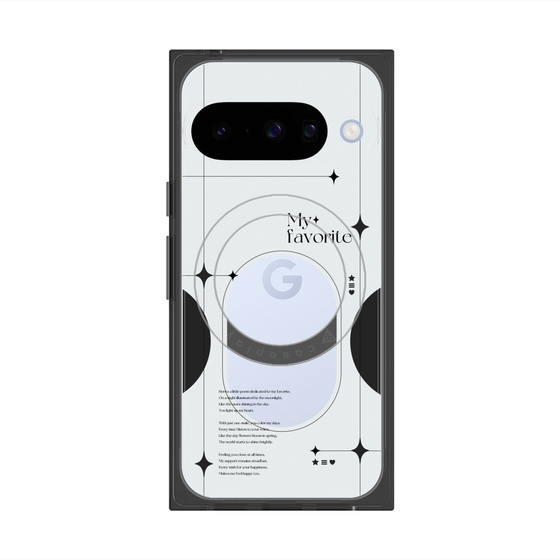 Premium Square Case with Pixelsnap［ Original - Instax Case - Black ］