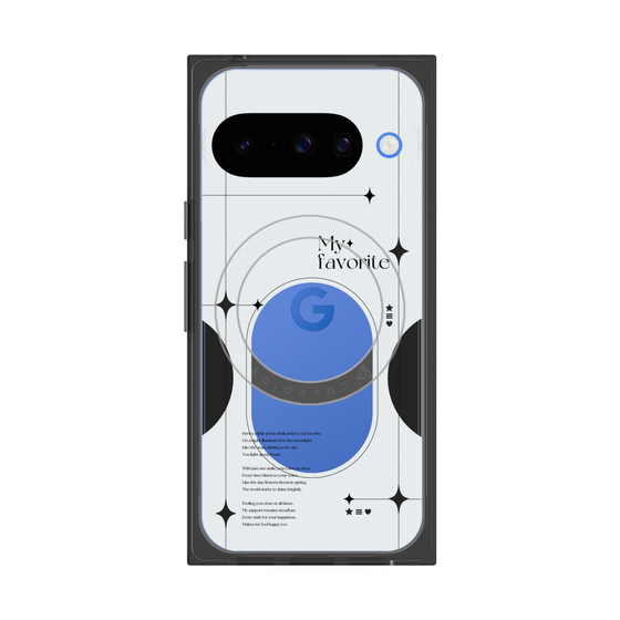 Premium Square Case with Pixelsnap［ Original - Instax Case - Black ］