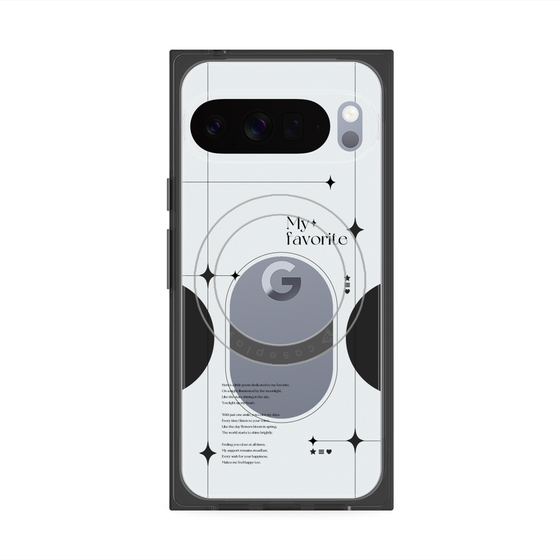 Premium Square Case with Pixelsnap［ Original - Instax Case - Black ］