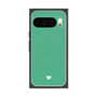 Premium Square Case with Pixelsnap［ Original - Favorite Color Heart - Green ］