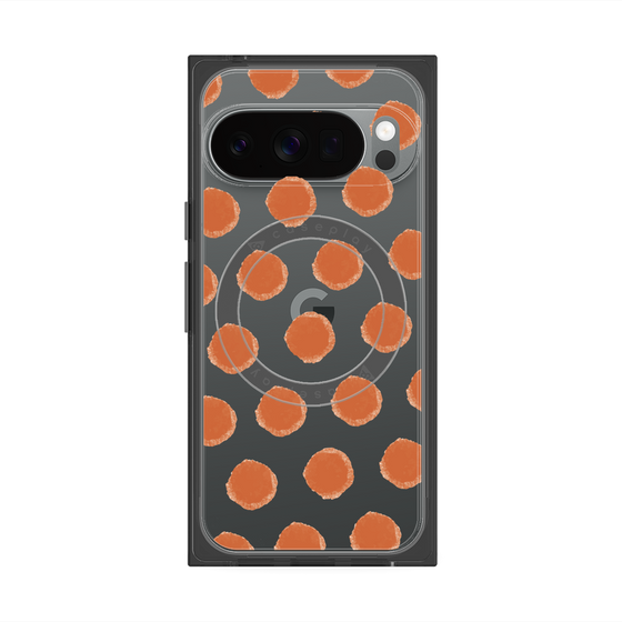 Premium Square Case with Pixelsnap［ Original - Favorite Color Polka Dots - Red ］