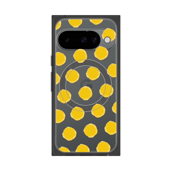 Premium Square Case with Pixelsnap［ Original - Favorite Color Polka Dots - Yellow ］
