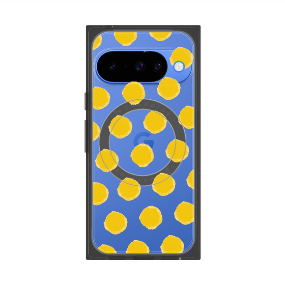 Premium Square Case with Pixelsnap［ Original - Favorite Color Polka Dots - Yellow ］
