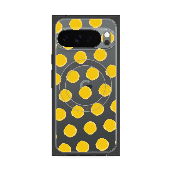 Premium Square Case with Pixelsnap［ Original - Favorite Color Polka Dots - Yellow ］
