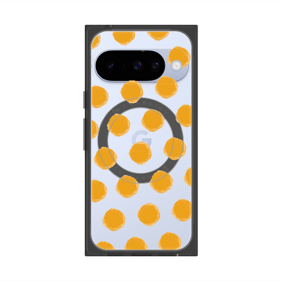 Premium Square Case with Pixelsnap［ Original - Favorite Color Polka Dots - Orange ］