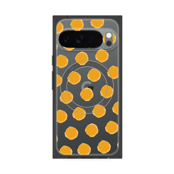 Premium Square Case with Pixelsnap［ Original - Favorite Color Polka Dots - Orange ］