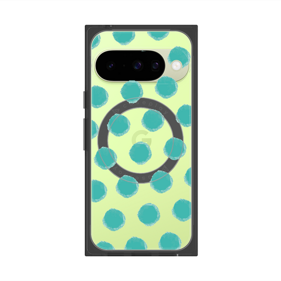 Premium Square Case with Pixelsnap［ Original - Favorite Color Polka Dots - Green ］