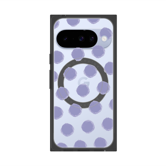 Premium Square Case with Pixelsnap［ Original - Favorite Color Polka Dots - Purple ］