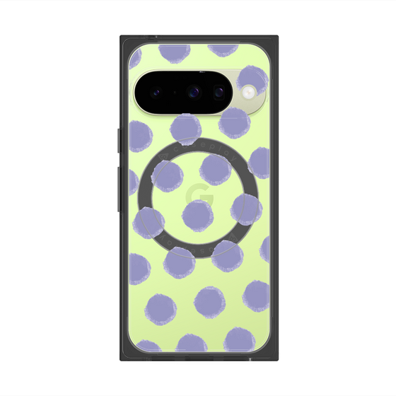 Premium Square Case with Pixelsnap［ Original - Favorite Color Polka Dots - Purple ］